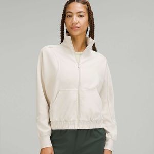 Lululemon Brushed Softstreme Funnel-Neck Zip Up